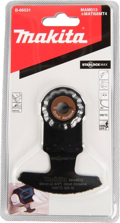 Teh segment sharrë Makita B-66531, me karbid, 68 mm, i zi