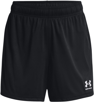 Pantallona të shkurtra sportive Under Armour Challenger Knit, material sintetik, bel elastik, të zeza