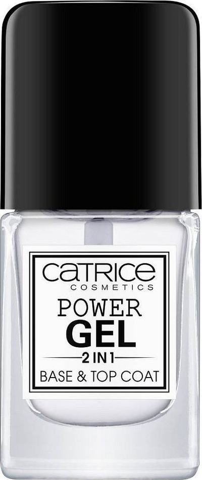 Llak thonjsh Catrice Power Gel 2in1 Base &amp; Top Coat, 10 ml, transparent
