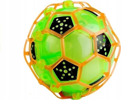 Топка играчка Leantoys Jumping Dancing Ball, со светла, со звуци, повеќебојна
