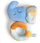 Lodër rrotulluese Chicco Baby Sense and Focus, elefant i butë, për foshnje, blu e çelët