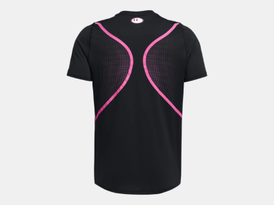 Bluzë sportive Under Armour UA HG Armour FTD Graphic SS 1383320, me mëngë të shkurtra, e zezë