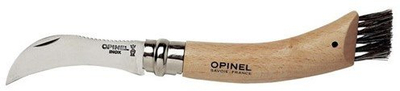 Thikë kërpudhash Opinel Mushroom Knife, Sandvik inox, dorezë lisi, në kuti druri