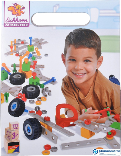 Set ndërtimi Eichhorn Constructor, 111 copa, 3+ vjeç, shumëngjyrësh