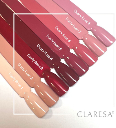 Llakk xhel për thonj Claresa SoakOff Dusty Rose 5, 5 g, rozë