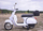 Motor elektrik lodër Gazelo Vespa G137446, për fëmijë, me rrota ndihmëse, i bardhë