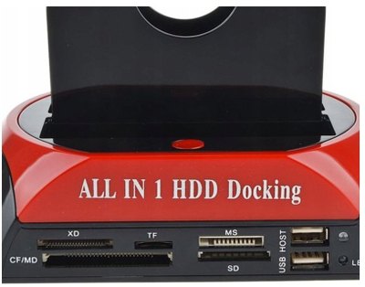 Doking stacion All in 1 HDD, SATA IDE 2.5"/3.5", USB 3.0, i kuq e zi