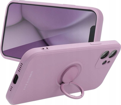 Këllëf telefoni Roar Amber për iPhone 16 Pro Max, unazë që rrotullohet 360°, TPU, lejla