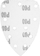 Letër gërryse GRAPHITE 54H010, delta 140x140x80mm, K60, set 5 copë