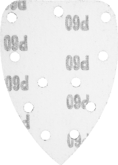 Letër gërryse GRAPHITE 54H010, delta 140x140x80mm, K60, set 5 copë