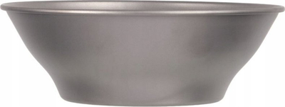 Piata kampingu Lifeventure Titanium Bowl, titan i lehtë, s’merret me ndryshk, gri