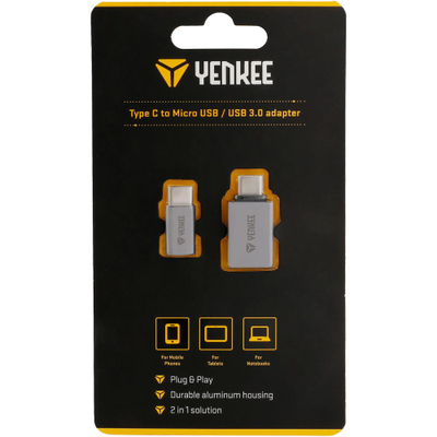 Adapter Type C to Micro USB / USB 3.0 - YENKEE YTC 021