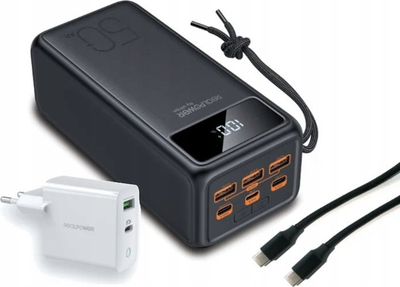 Powerbank RealPower PB-56000 PD PRO, 56000mAh, 130W, i zi