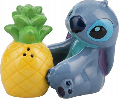 Set kripore e piperi Disney Stitch dhe Ananas, qeramikë, shumëngjyrësh