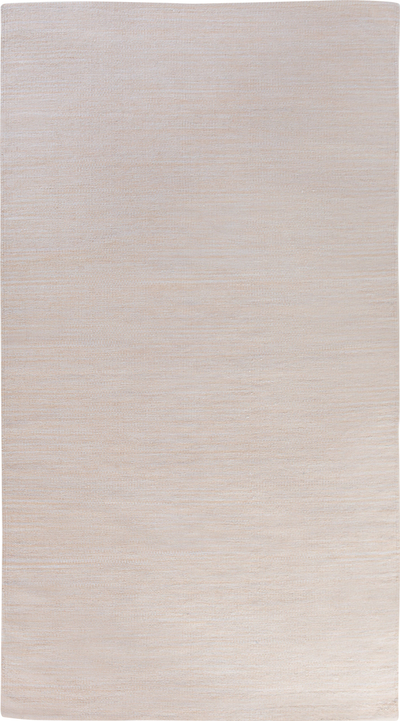 Tepih pambuku pa firmë, 80 x 150 cm, punim me dorë, bezhë