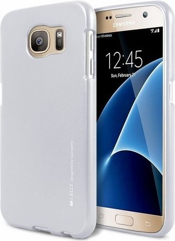 Mbulesë telefoni Goospery Jelly për Samsung Galaxy S7, TPU, e bardhë