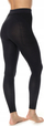 Legginsa termikë Brubeck Comfort Wool LE11320 për goca, lesh merino, përmasa XL, ngjyrë e zezë