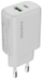 Karikues mure CANYON OnCharge 250, 25W, 1x USB C PD 1x USB A QC, i bardhë