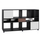 Raft për libra raft HM2099 220×40×120 cm, gri