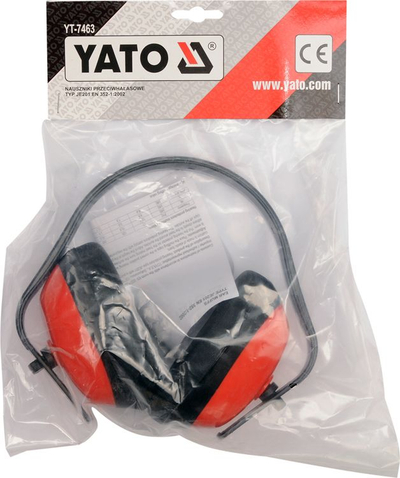 Mbrojtëse veshi për punë YATO YT-7463, 39.4 dB, portokalli me të zezë