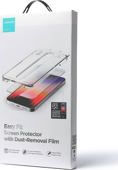 Xham i temperuar Joyroom Easy Fit JR-DH11, Full Screen, për iPhone 14 Plus 6.7", transparent