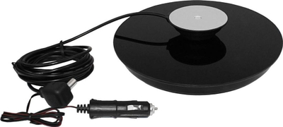 Antene DVB T për makinë, 12/24V, 40 dB, e zezë