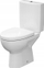 WC kompakt Cersanit Parva 306, 3/6 L, ulëse duroplast me mbyllje të butë, e bardhë