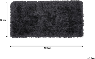 Tapet Beliani Shaggy CIDE, 80x150 cm, poliester, i zi