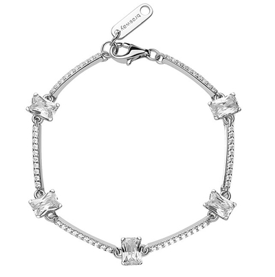Byzylyk për femra Brosway Fancy Infinity White FIW06, i argjendtë
