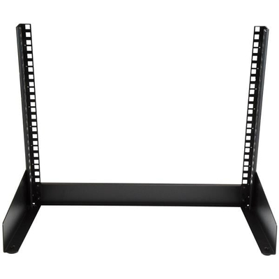 Raft serveri StarTech 2-Post 8U, 19", i hapur, i zi