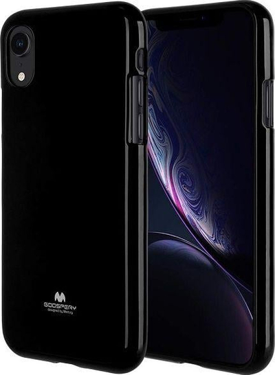 Maskë telefoni Mercury Jelly për iPhone 13 Pro Max, silikoni i butë, black black