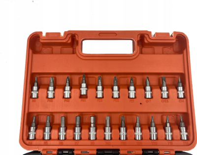 Set veglash ISMA Tool Set 1/4", 46 copa, çelik krom vanadium, kuti plastike jeshile