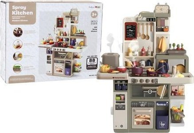 Kuzhinë lodër Beibaolian Spray Kitchen, 88 gjëra lojë, me drita dhe zë, shumëngjyrëshe