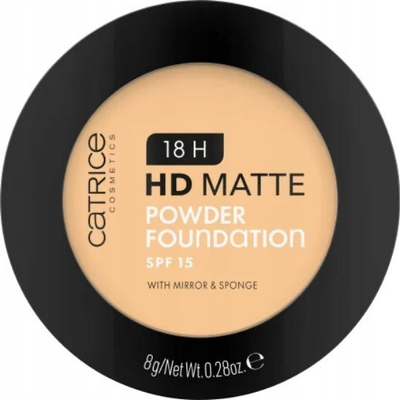 Pudër kompakte Catrice HD Matte Powder Foundation SPF15, 030W, 8g, nuancë e ngrohtë