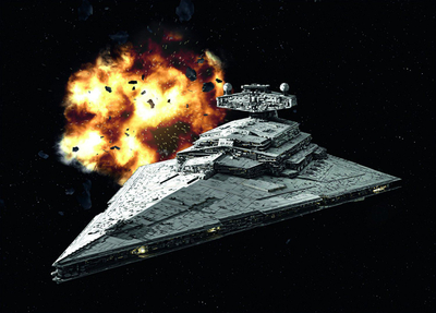 Model maquete Revell Rv03609 Star Wars Imperial Star Destroyer, shkalla 1:12300, plastik