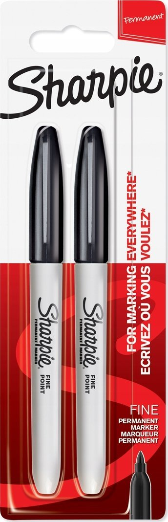 Marker Sharpie 1985860 Fine, permanent, set 12 copë, i zi