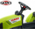 Traktor me pedale Falk Claas Arion 430, me rimorkio, jeshil