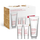 Set Clarins Moisture-Rich Losion trupi 200 ml + Skrab trupi 30 ml + Xhel trupi 30 ml + Çantë kozmetike