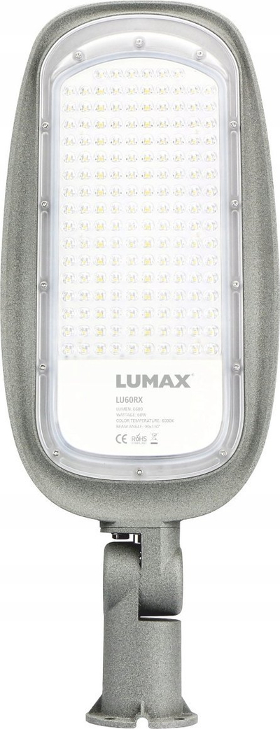 Улична LED светилка Lumax LU060RXN, 60W, 4000K, сива
