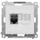 Prizë kompjuterike SIMON55 T61E.01/114, RJ45 kat 6, e blinduar, gri e hapur mat