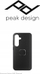 Маска за телефон Peak Design Everyday, Samsung Galaxy S24, магнетна SlimLink MagSafe, боја charcoal
