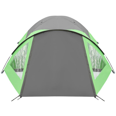 Çadër kampingu Enero Camp Comfort, për 4 veta, 330x250x105 cm, jeshile