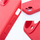 Futera silikoni Futera Mag Cover për iPhone 16 Pro, kompatibile MagSafe, e kuqe