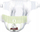 Pelenë bebe Moomin Baby, masa 5 10-16kg, 40 copë, e bardhë