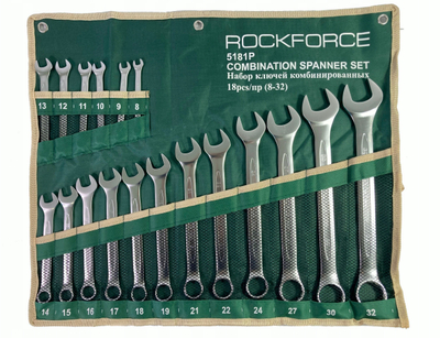 Set çelësash kombinim Forsage, 18 copë, 8-32 mm