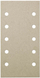 Letër gërryese Klingspor PS 33 BK, 115 x 230 mm, granulim 240, bezhë