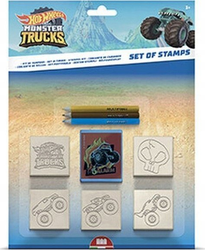 Set stampash Multiprint Timbro Hot Wheels, 5 copë, për kalamaj