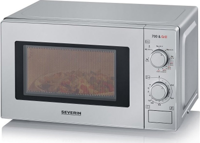Mikrovalë Severin MW 7900, 700W, me gril, ngjyrë argjendtë