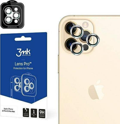 Mbrojtës lente 3MK Lens Protection Pro për Apple iPhone 12 Pro Max, xham 9H, i tejdukshëm