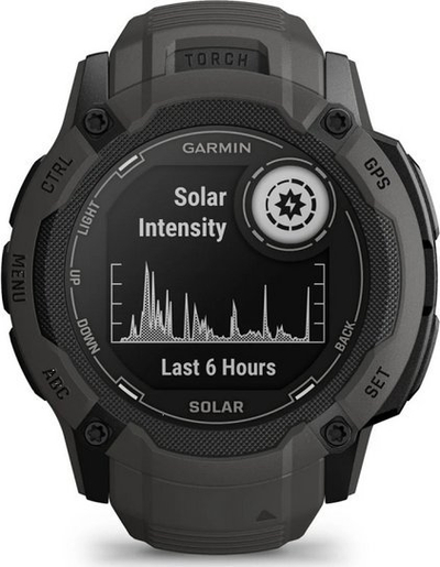Smartwatch Garmin sportiv, me GPS edhe matje aktiviteti, i zi